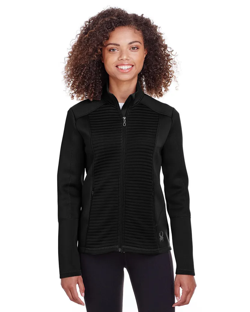 Spyder S16522 Ladies' Venom Full - Zip Jacket - Ninja Transfers