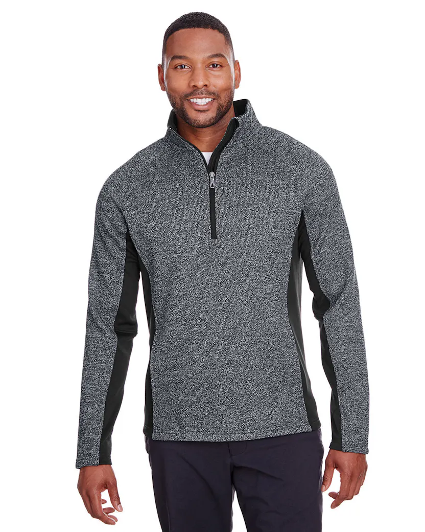 Spyder S16561 Men's Constant Half - Zip Sweater - Ninja Transfers