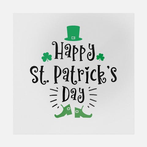 St. Patrick's Greeting - Ninja Transfers