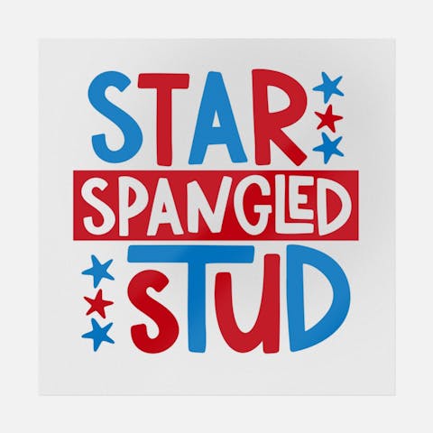 Star Spangled Stud - Ninja Transfers