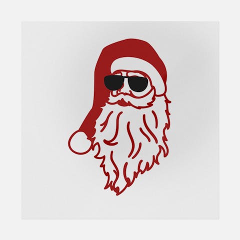 Sunglasses Santa - Ninja Transfers