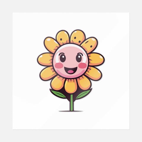 Sunlit Positivity Flower - Ninja Transfers