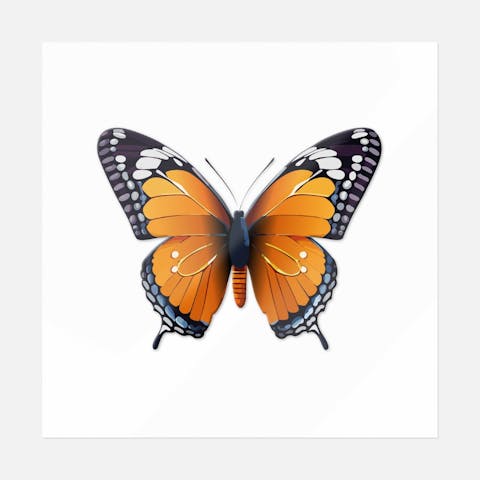 Sunshine Wings Butterfly - Ninja Transfers