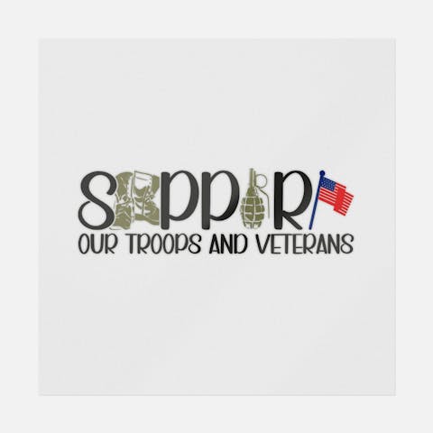 Support Our Troops And Veterans - Ninja Transfers