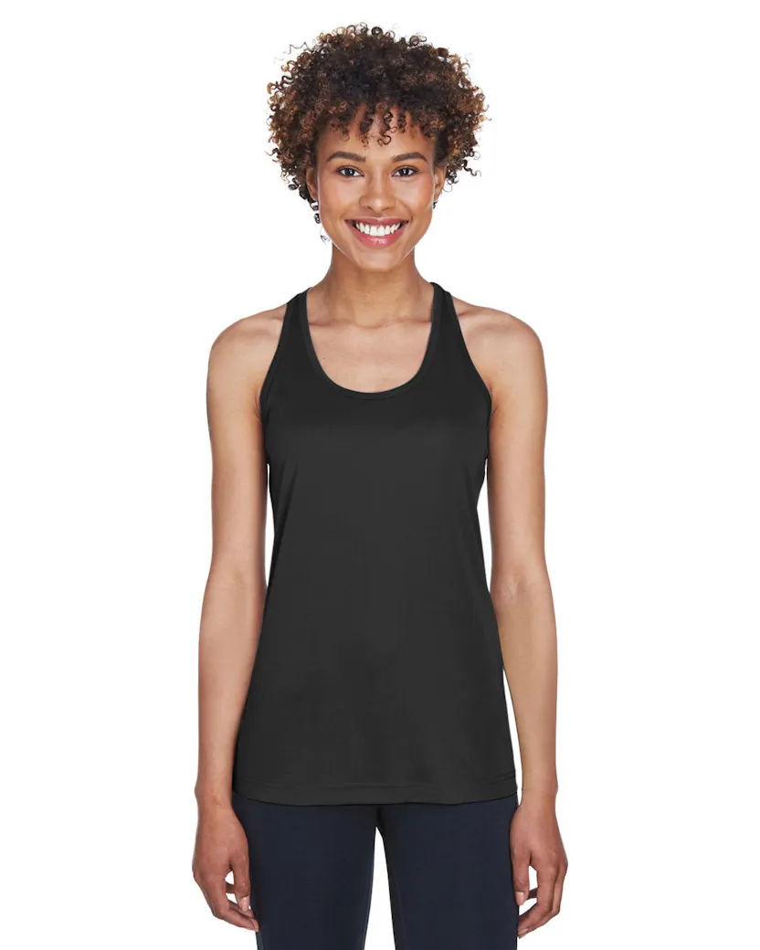 Team 365 TT11WRC Ladies' Zone Performance Racerback Tank - Ninja Transfers