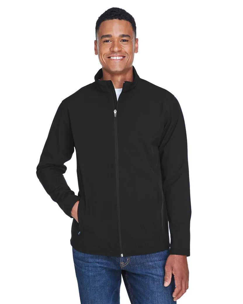 Team 365 TT80 Men's Leader Soft Shell Jacket - Ninja Transfers