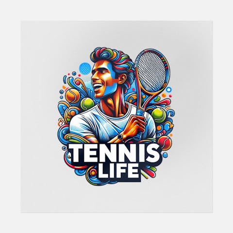 Tennis Life Graffiti - Ninja Transfers