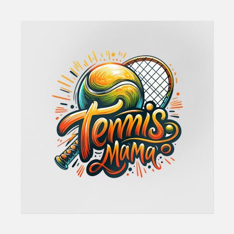 Tennis Mama Handwritten - Ninja Transfers