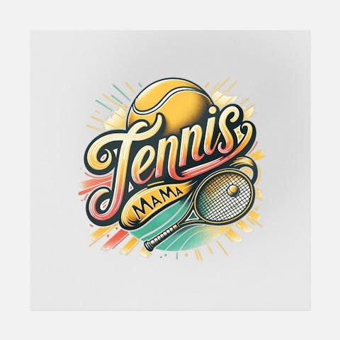 Tennis Mama Typography - Ninja Transfers