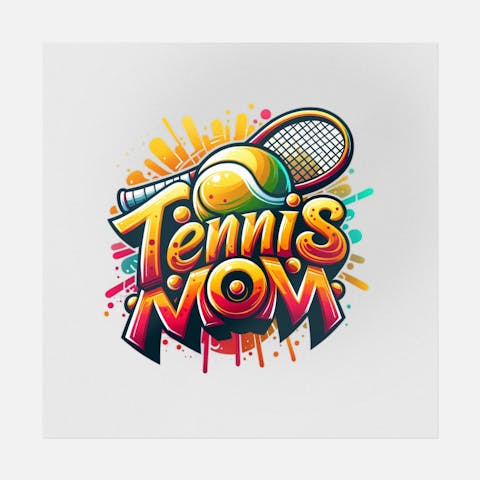 Tennis Mom Graffiti - Ninja Transfers