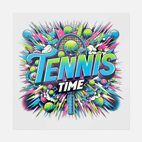 Tennis Time Retro - Ninja Transfers