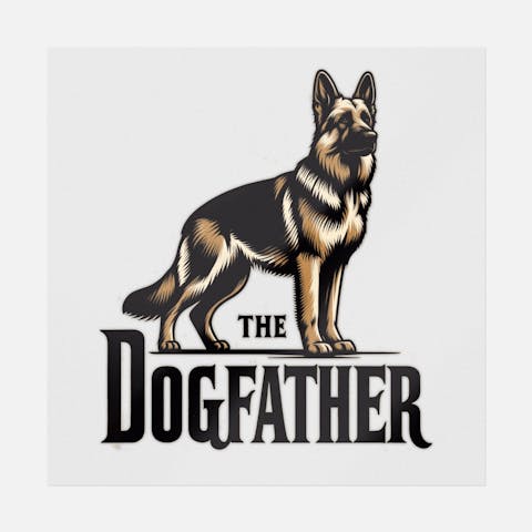 The Dogfather Vintage Art - Ninja Transfers