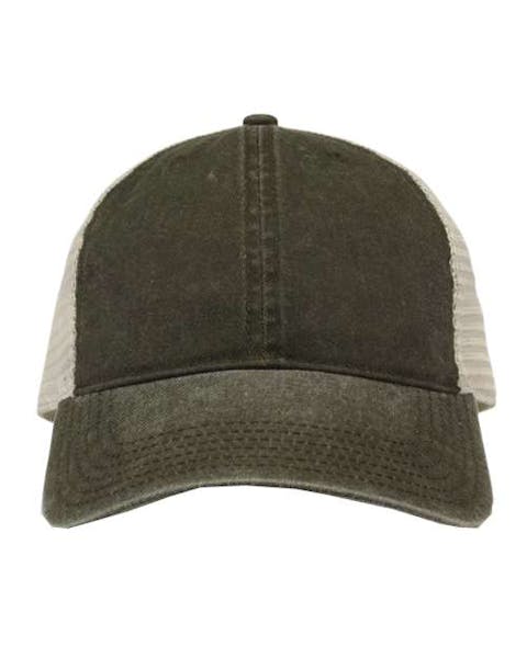 The Game GB460 Pigment - Dyed Trucker Cap - Ninja Transfers