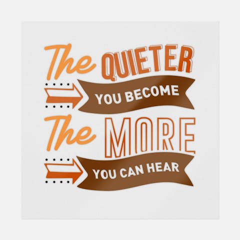 The Quieter You Become - Ninja Transfers
