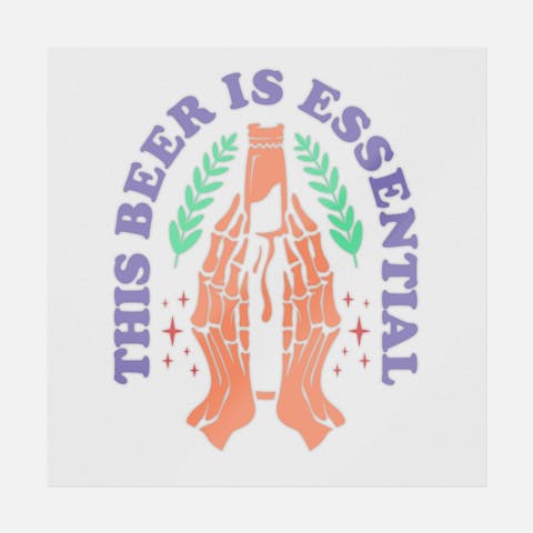 This Beer Is Essential - Ninja Transfers