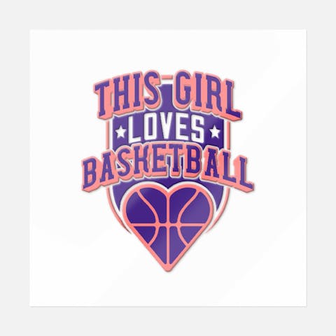 This Girl Loves Basketball - Ninja Transfers