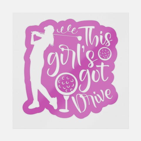 This Girl's Got Drive Purple - Ninja Transfers
