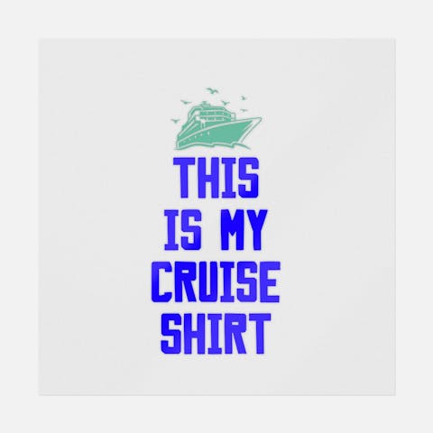 This Is My Cruise Shirt - Ninja Transfers