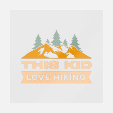 This Kid Loves Hiking - Ninja Transfers