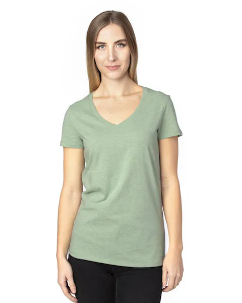 Threadfast Apparel 200RV Ladies' Ultimate V - Neck T-Shirt - Ninja Transfers