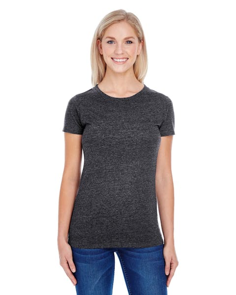 Threadfast Apparel 202A Ladies' Triblend Short - Sleeve T-Shirt - Ninja Transfers