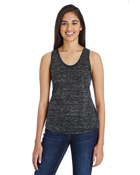Threadfast Apparel 204LT Ladies' Blizzard Jersey Racer Tank - Ninja Transfers