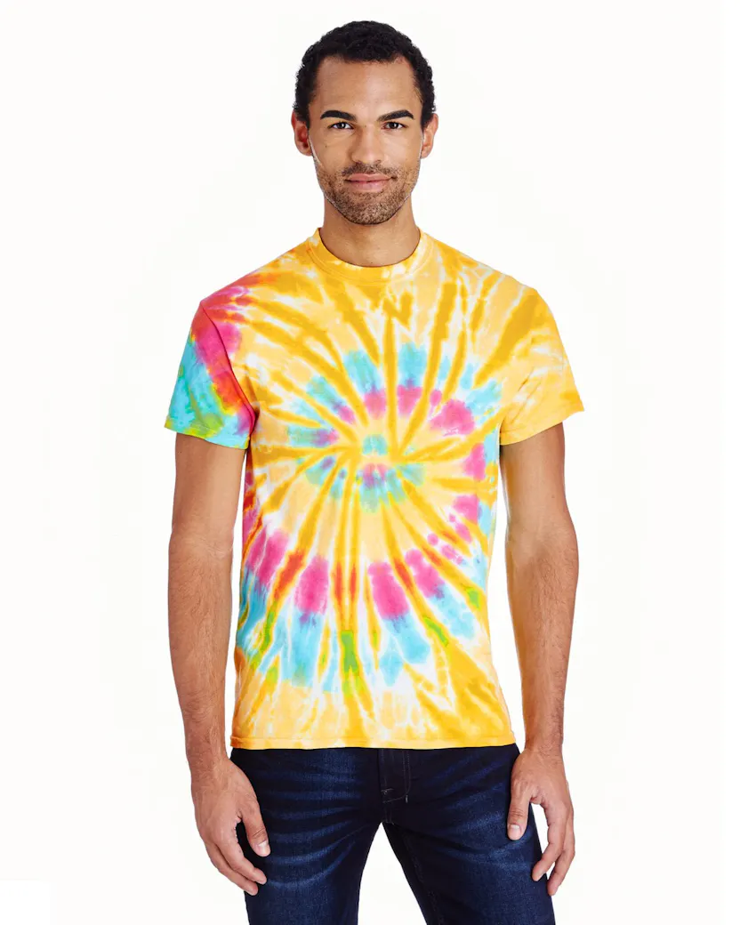 Tie - Dye CD100 Adult 5.4 oz., 100% Cotton T-Shirt - Ninja Transfers