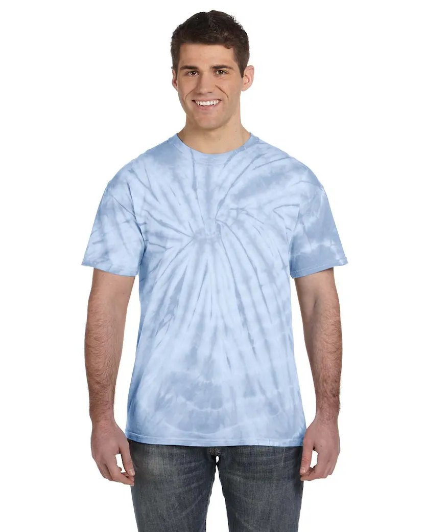 Tie - Dye CD101 Adult 5.4 oz. 100% Cotton Spider T-Shirt - Ninja Transfers
