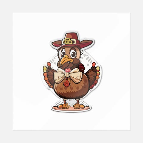 Tom Turkey Thanksgiving - Ninja Transfers