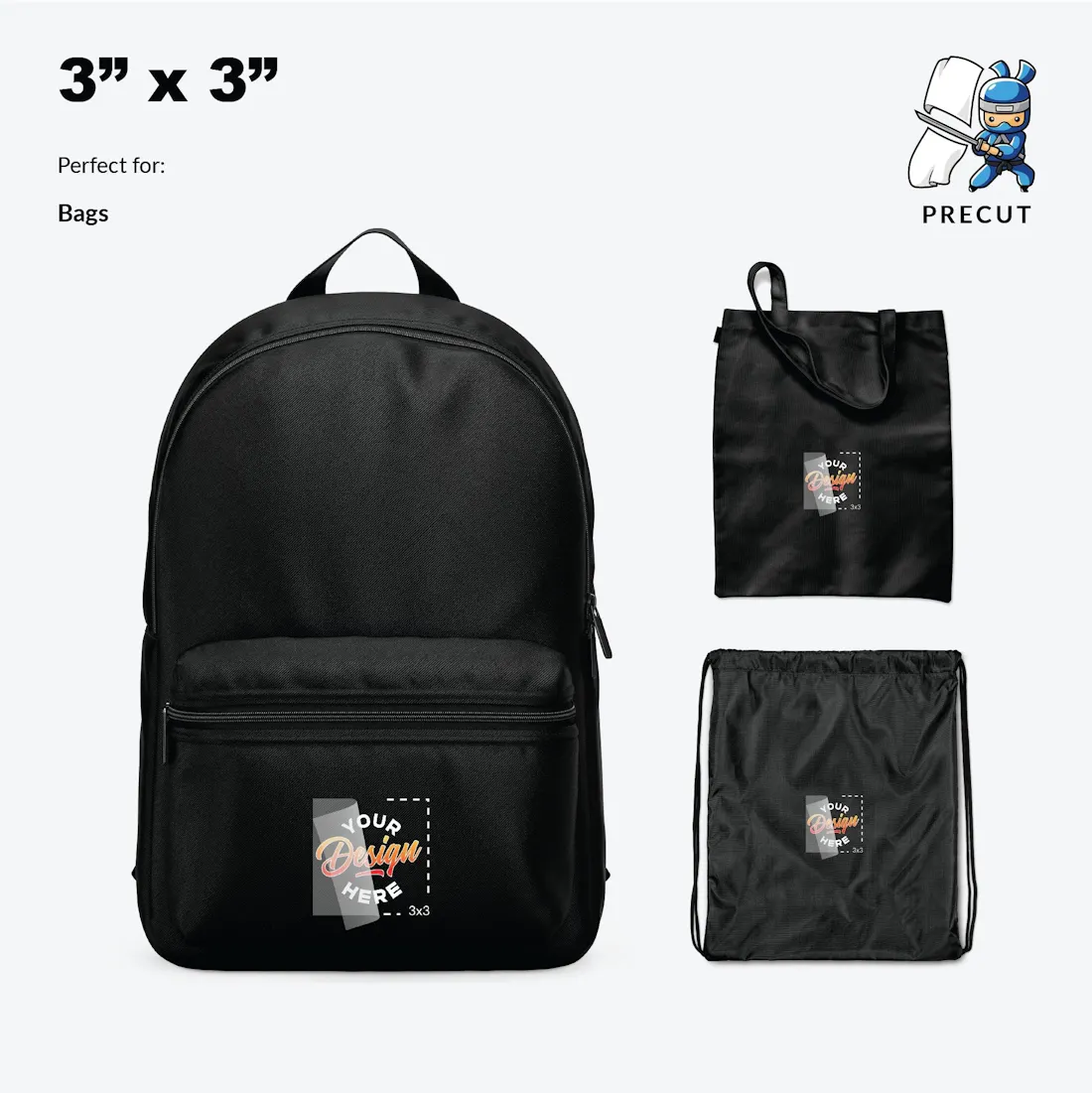 Transfers for Bags - Ninja Transfers