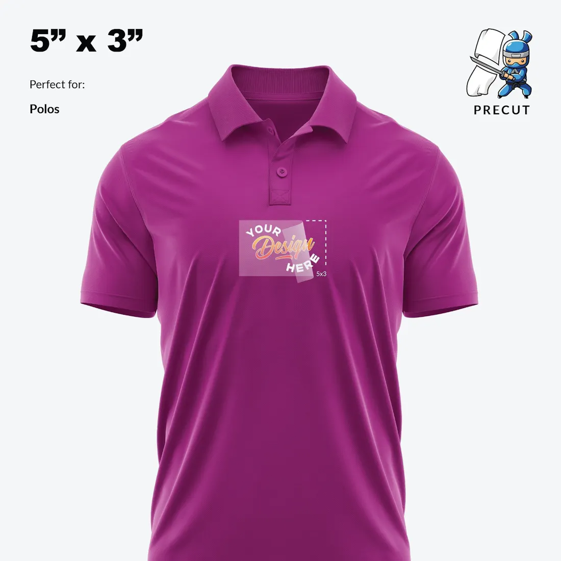 Transfers for Polos - Ninja Transfers