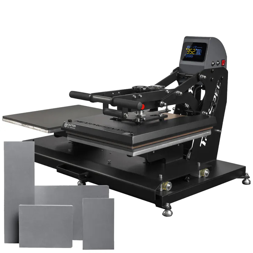 HPN TrueSpec 16" x 20" Double Station Auto-Open Hybrid Heat Press with Platens