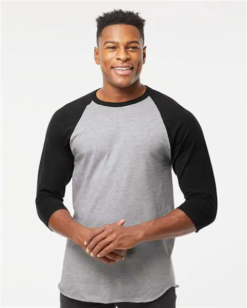 Tultex 245 Fine Jersey Raglan T-Shirt - Ninja Transfers