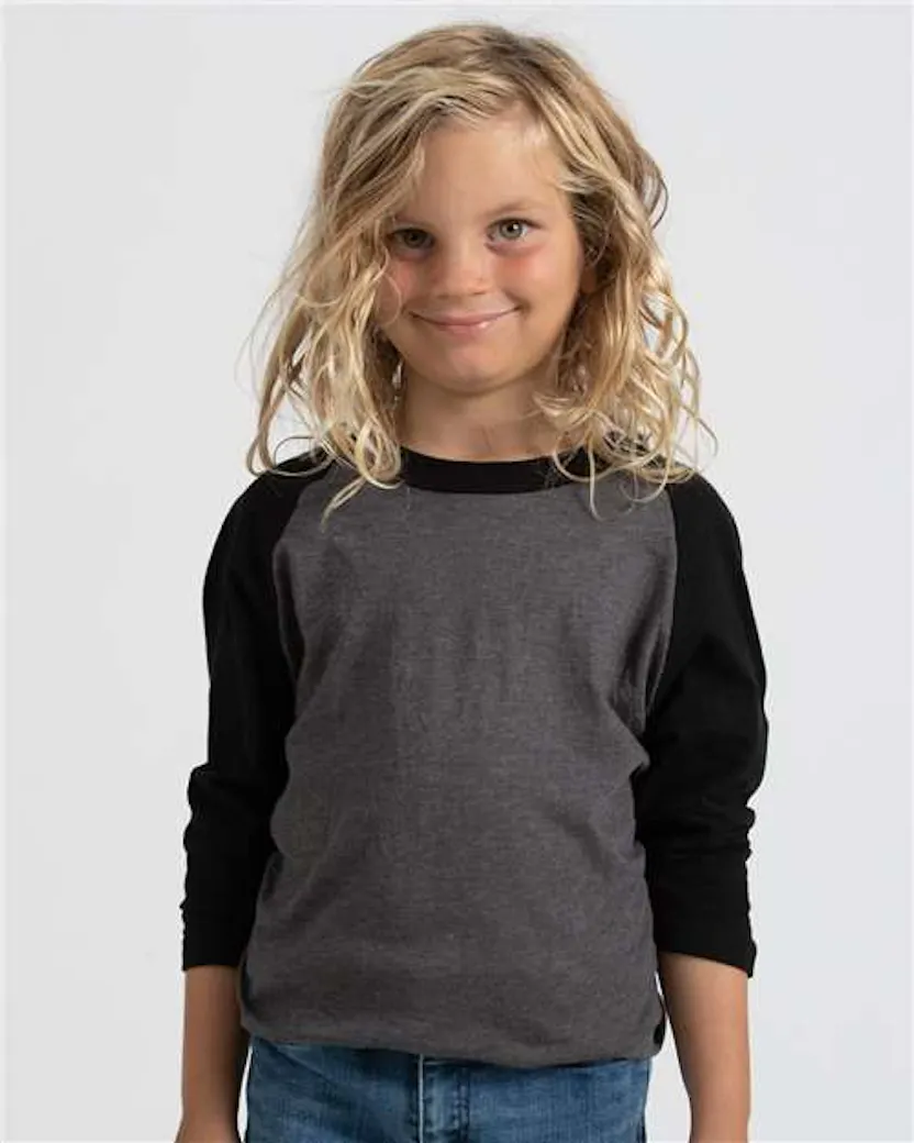 Tultex 245Y Youth Raglan T-Shirt - Ninja Transfers