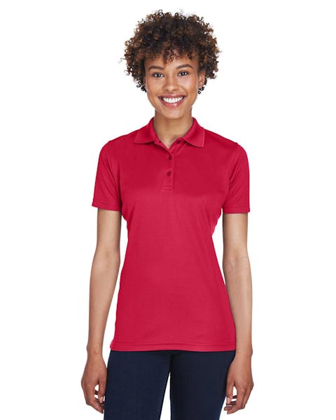 UltraClub 8210L Ladies' Cool & Dry Mesh PiquPolo - Ninja Transfers