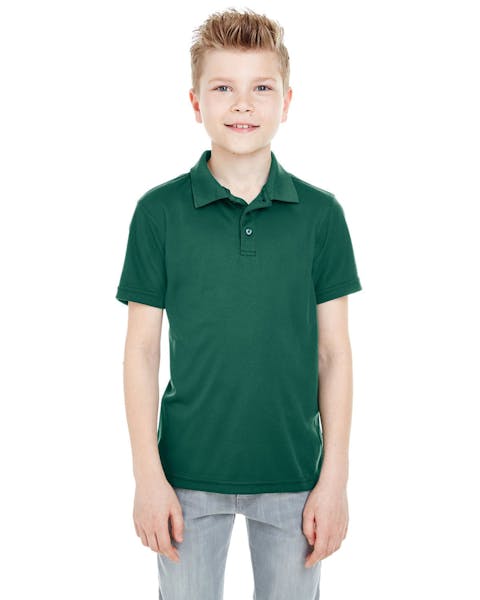 UltraClub 8210Y Youth Cool & Dry Mesh PiquPolo - Ninja Transfers