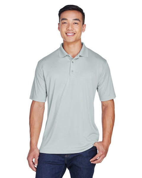 UltraClub 8405 Men's Cool & Dry Sport Polo - Ninja Transfers