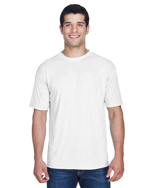 UltraClub 8420 Men's Cool & Dry Sport Performance InterlockT-Shirt - Ninja Transfers