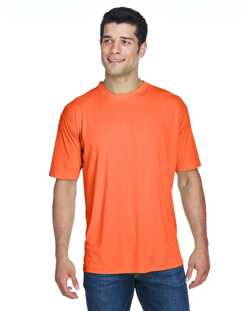 UltraClub 8420 Men's Cool & Dry Sport Performance InterlockT-Shirt - Ninja Transfers