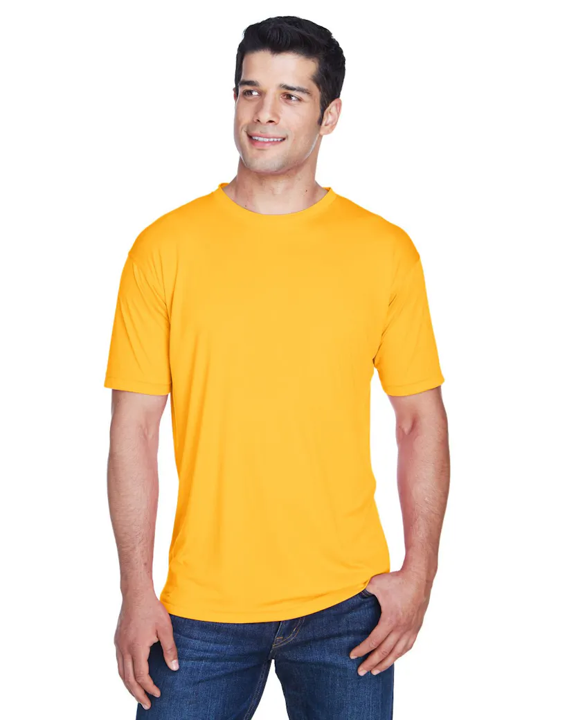UltraClub 8420 Men's Cool & Dry Sport Performance InterlockT-Shirt - Ninja Transfers