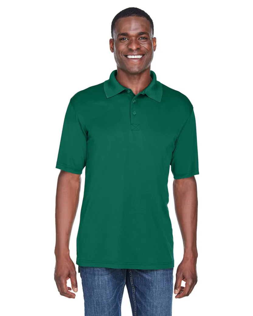 UltraClub 8425 Men's Cool & Dry Sport PerformanceInterlock Polo - Ninja Transfers