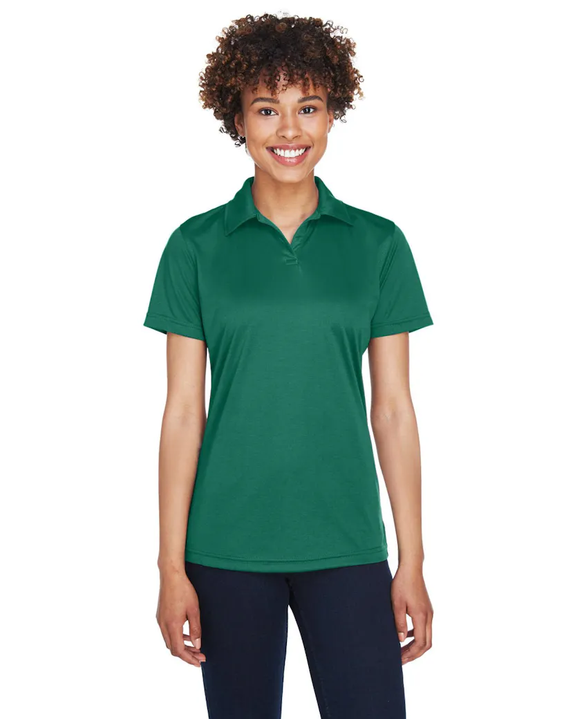 UltraClub 8425L Ladies' Cool & Dry Sport Performance Interlock Polo - Ninja Transfers