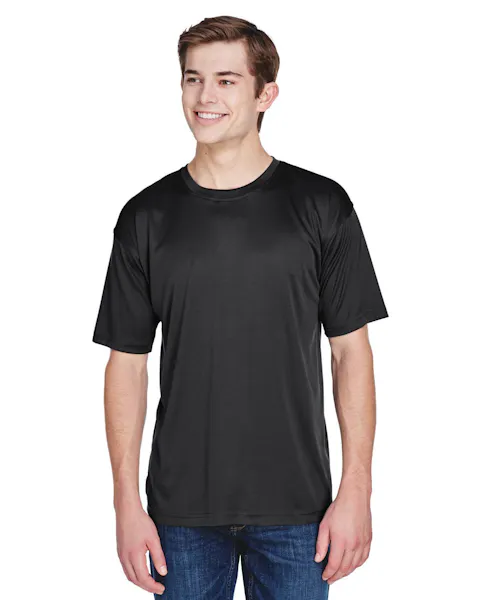 UltraClub 8620 Men's Cool & Dry Basic Performance T-Shirt - Ninja Transfers