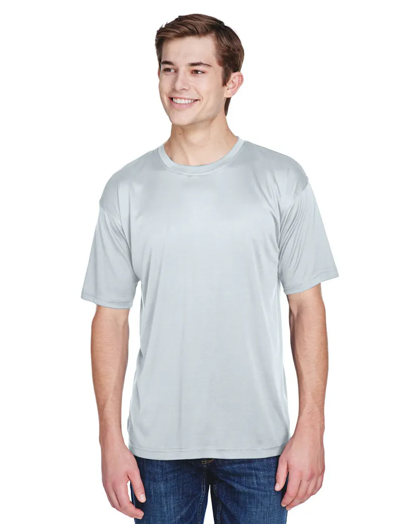 UltraClub 8620 Men's Cool & Dry Basic Performance T-Shirt - Ninja Transfers