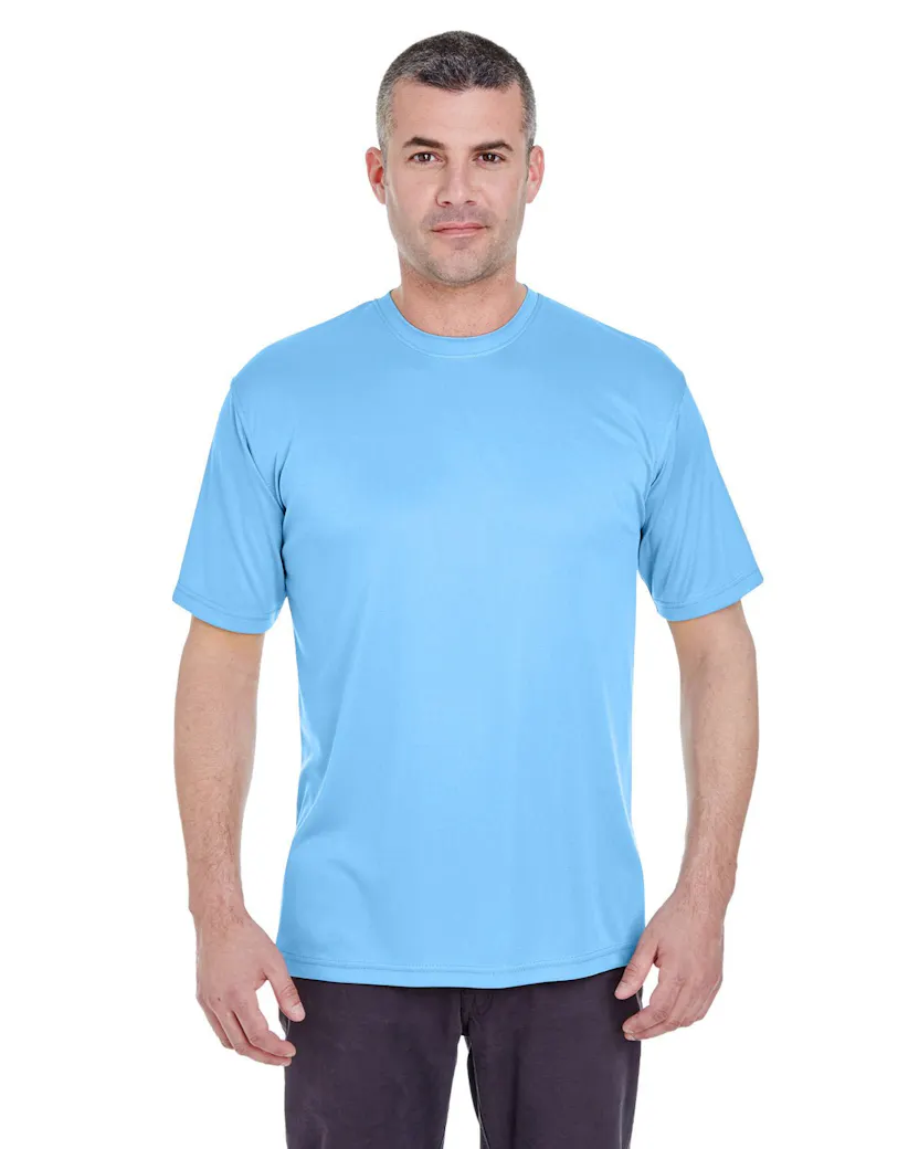 UltraClub 8620 Men's Cool & Dry Basic Performance T-Shirt - Ninja Transfers