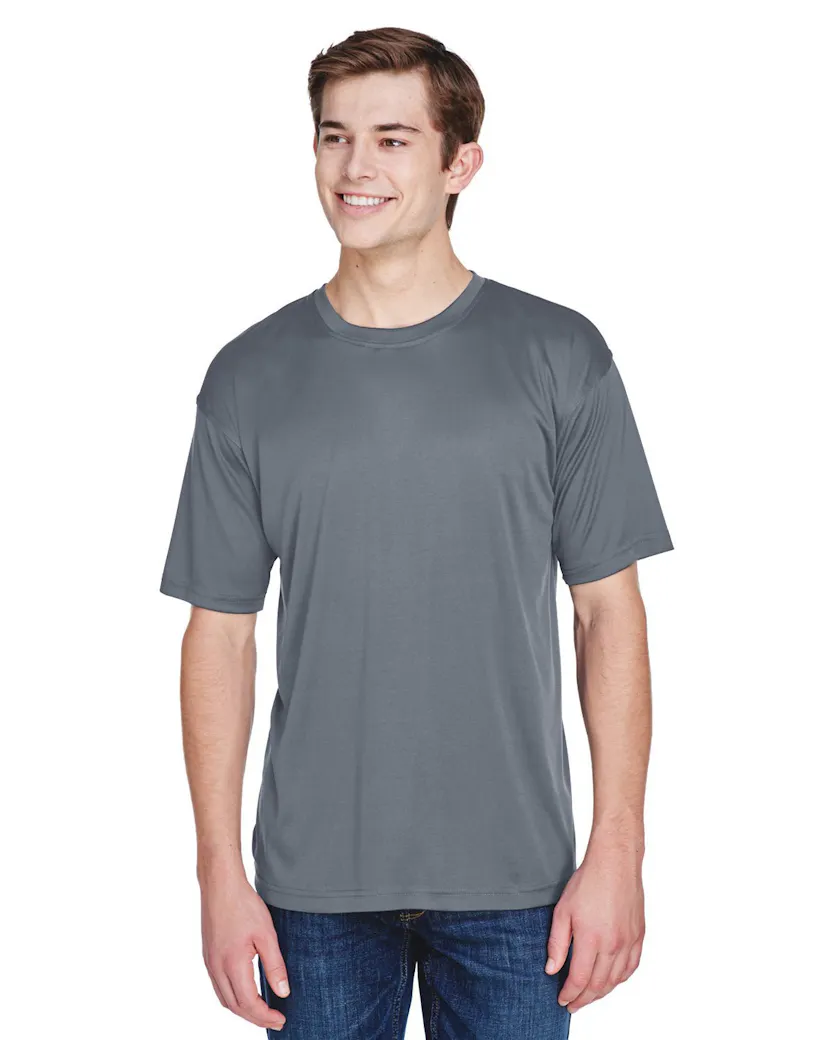 UltraClub 8620 Men's Cool & Dry Basic Performance T-Shirt - Ninja Transfers