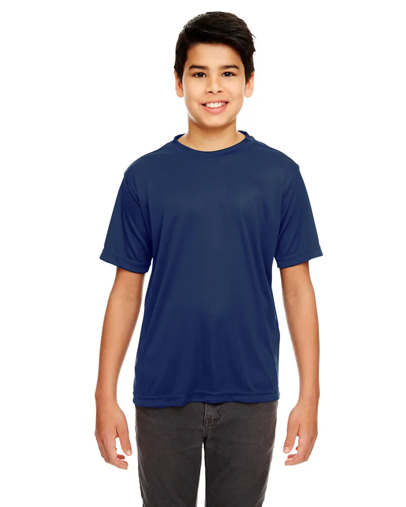 UltraClub 8620Y Youth Cool & Dry Basic Performance T-Shirt - Ninja Transfers