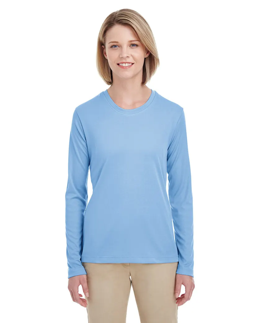 UltraClub 8622W Ladies' Cool & Dry Performance Long - Sleeve Top - Ninja Transfers