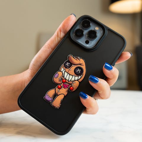 Phone Case Stickers in Multicolor | Size: 1" x 1" by Ninja Transfers Phone Case Stickers in Multicolor | Size: 1" x 1" by Ninja Transfers