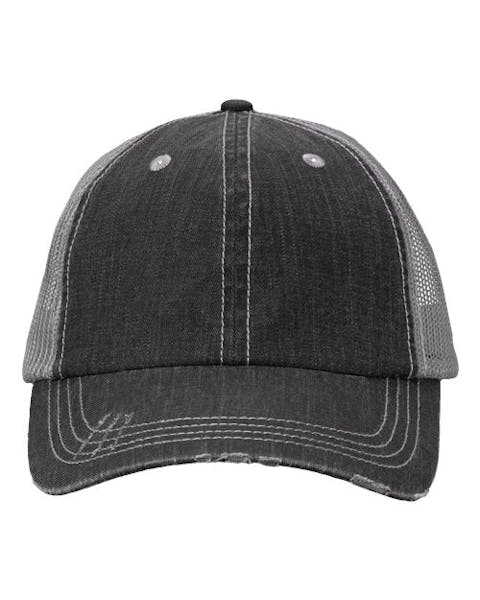 Valucap VC990 Contrast Stitch Cap - Ninja Transfers